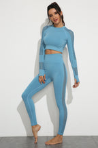 LuxeMotion Seamless Moisture-Wicking Yoga Set