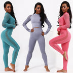 LuxeMotion Seamless Moisture-Wicking Yoga Set